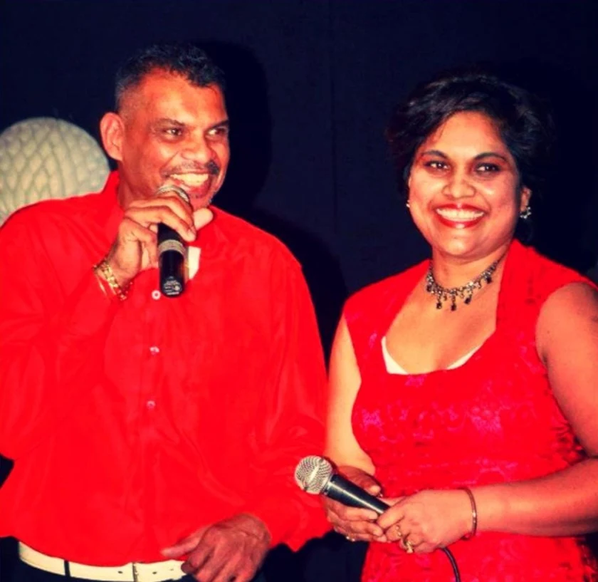 Rob and Babita, owners of Caribbean Paradise Restaurant in LaSalle, Montreal